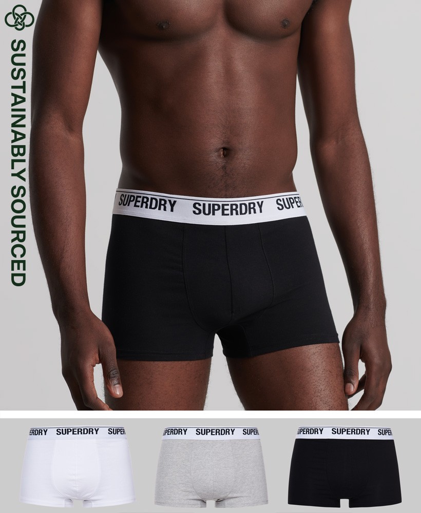 Superdry pánske boxerky Organic Cotton Trunk Triple Pack | Trendové oblečenie zakúpite v marcplus.sk