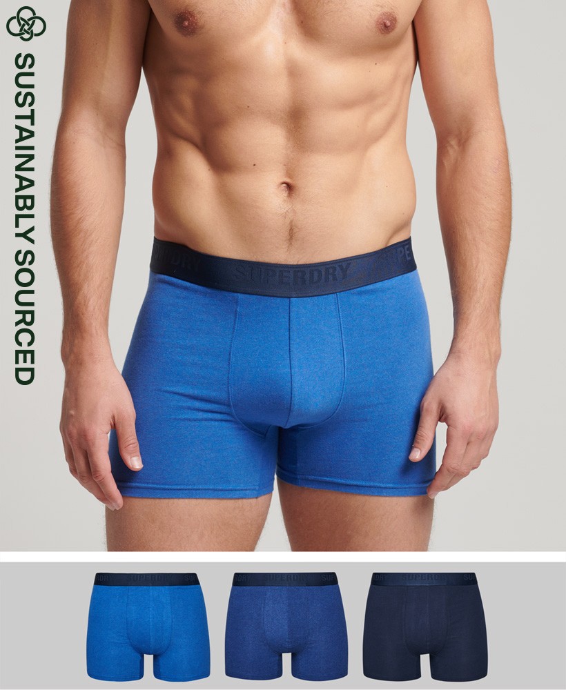 Superdry pánske boxerky Organic Cotton Boxer Multi Triple Pack | Trendové oblečenie zakúpite v marcplus.sk