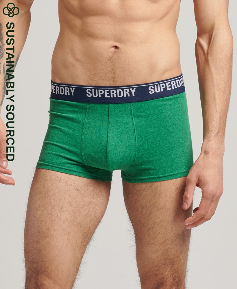 Superdry pánske boxerky Organic Cotton Trunk Multi Triple Pack | Trendové oblečenie zakúpite v marcplus.sk